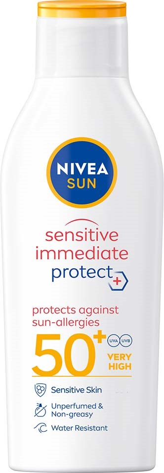 NIVEA SUN Sensitive Immediate Protect Sun-Allergy Lotion SPF 50 200 ml