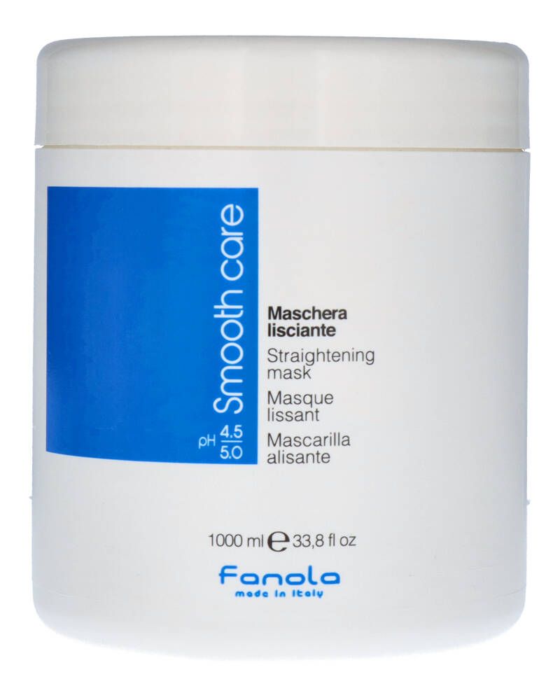 Fanola Smooth Care Straightening Mask (Stop Beauty Waste) (Dobbelt Pakke) 1000 ml 2 stk.
