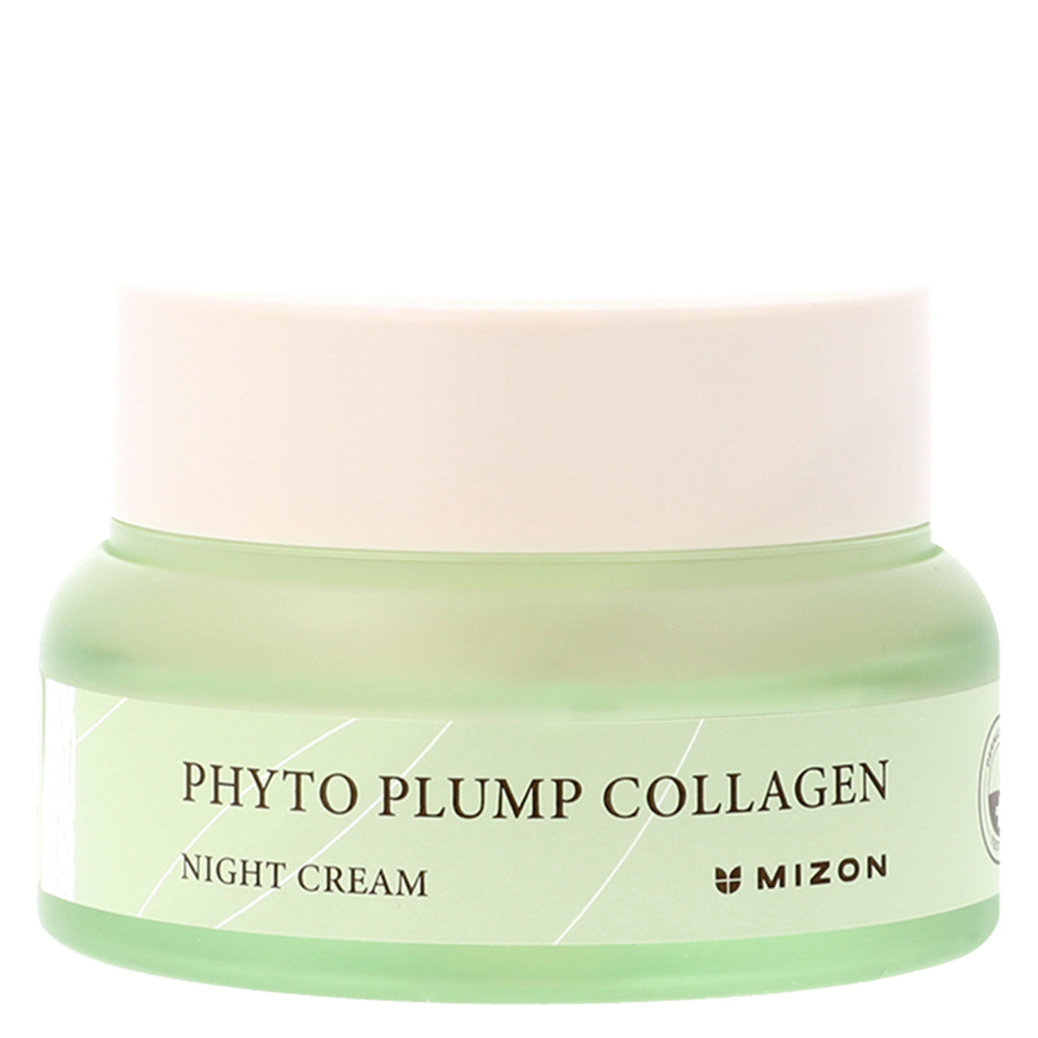 Mizon Phyto Plump Collagen Fuktgivande nattkräm mot rynkor med lugnande egenskaper 50 ml