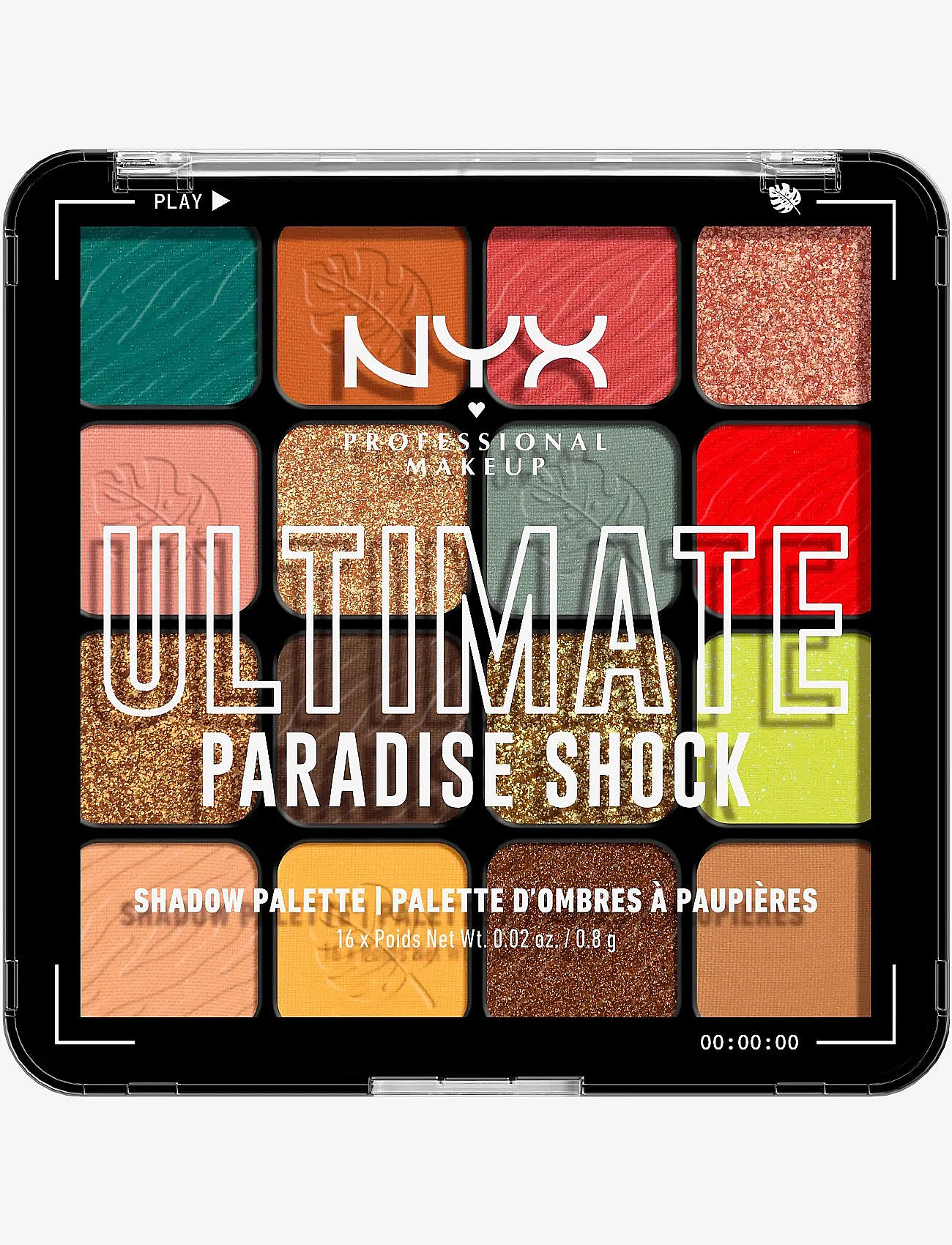 NYX Professional Makeup Ultimate Shadow Palette Paradise Shock Ögonskuggspalett