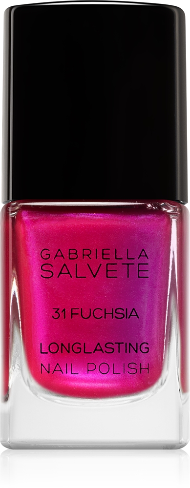 Gabriella Salvete Longlasting Enamel pitkäkestoinen kynsilakka helmiäisenhohtoinen sävy 31 Fuchsia 11 ml