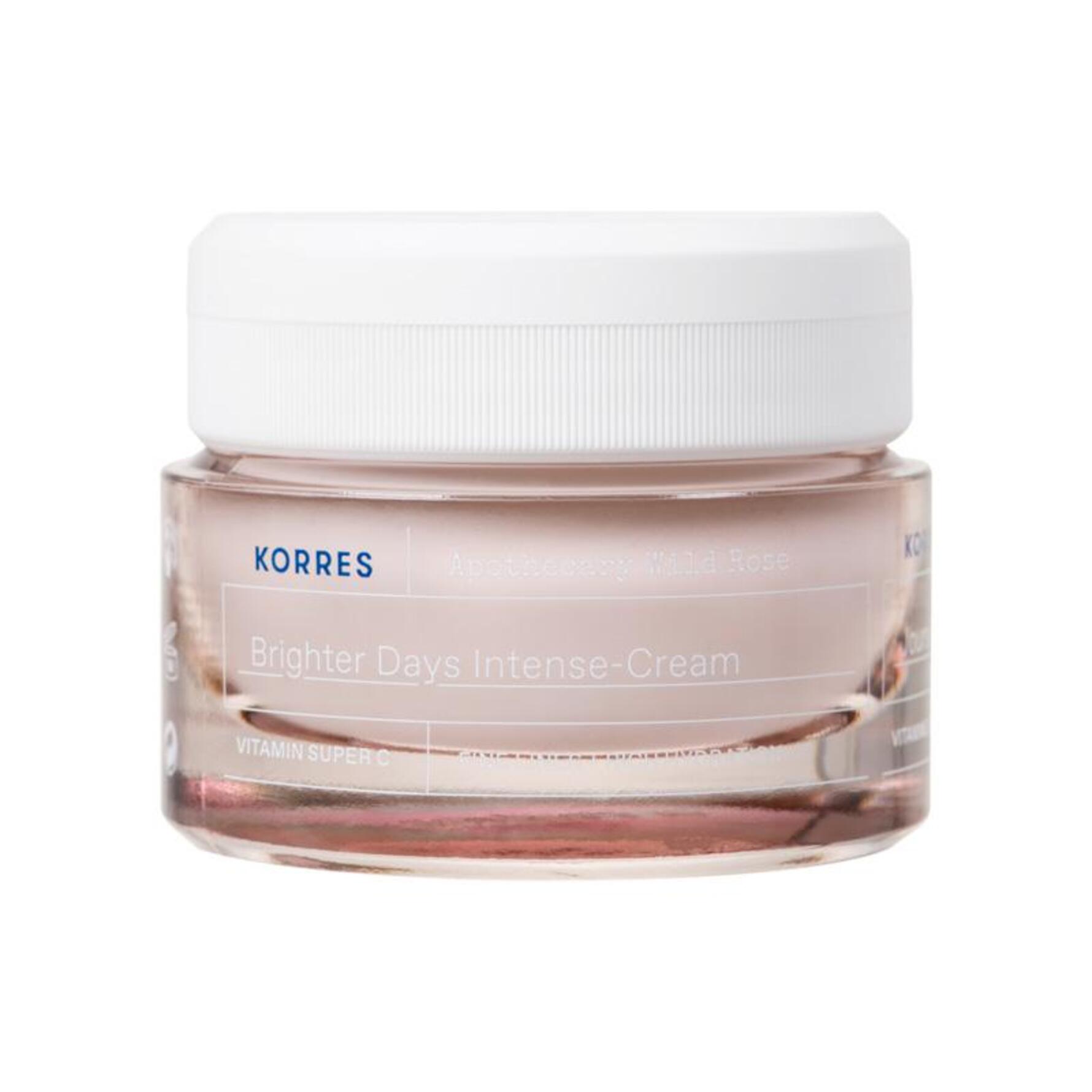 Korres Wild Rose Illuminerande dagkräm för torr hud 40 ml