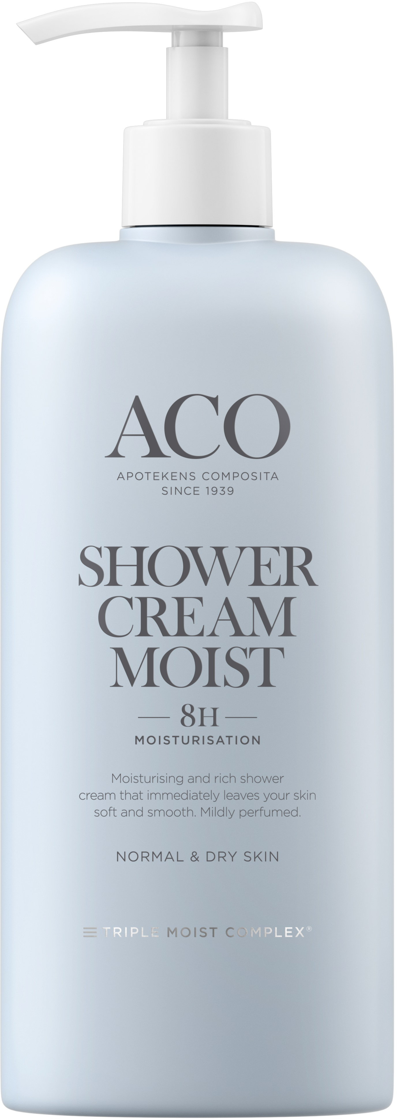 ACO Shower Cream Moist parfymerad 400 ml