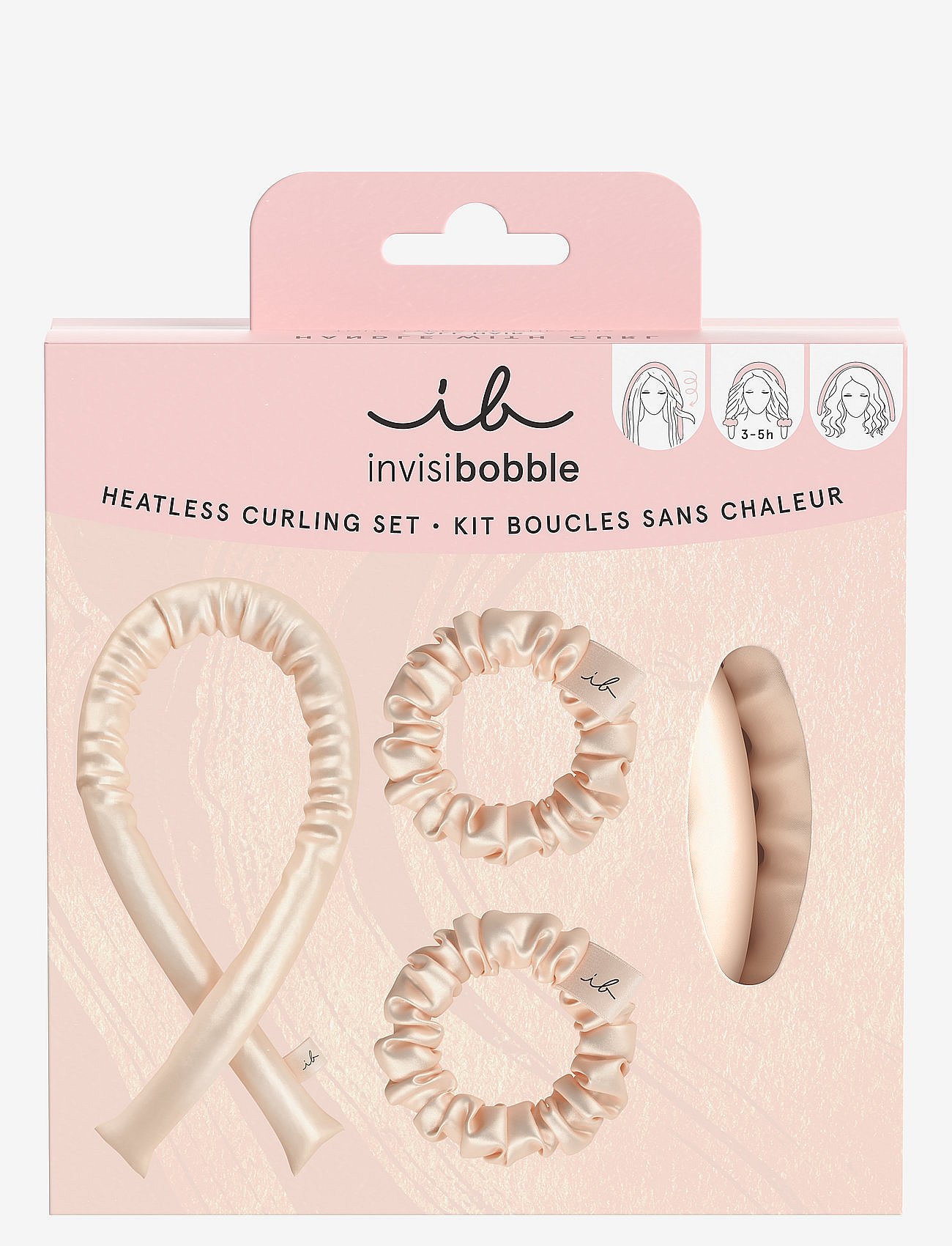 invisibobble Gift Set Handle with Curl uppsättning för hårlockning 3 st.