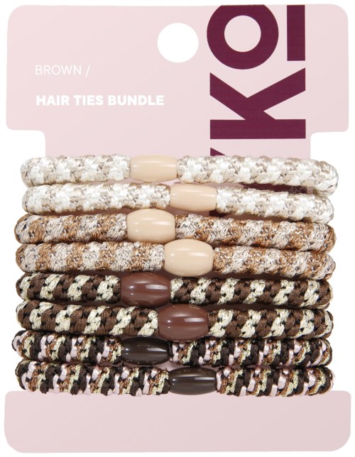 By Lyko Hair Ties Bundle Brown