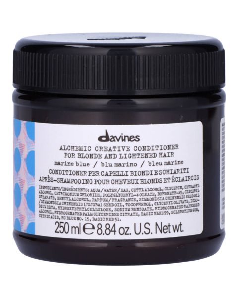 Davines, Alchemic, Hårbalsam, Marineblå, Forsterker fargevibrasjon, 250 ml