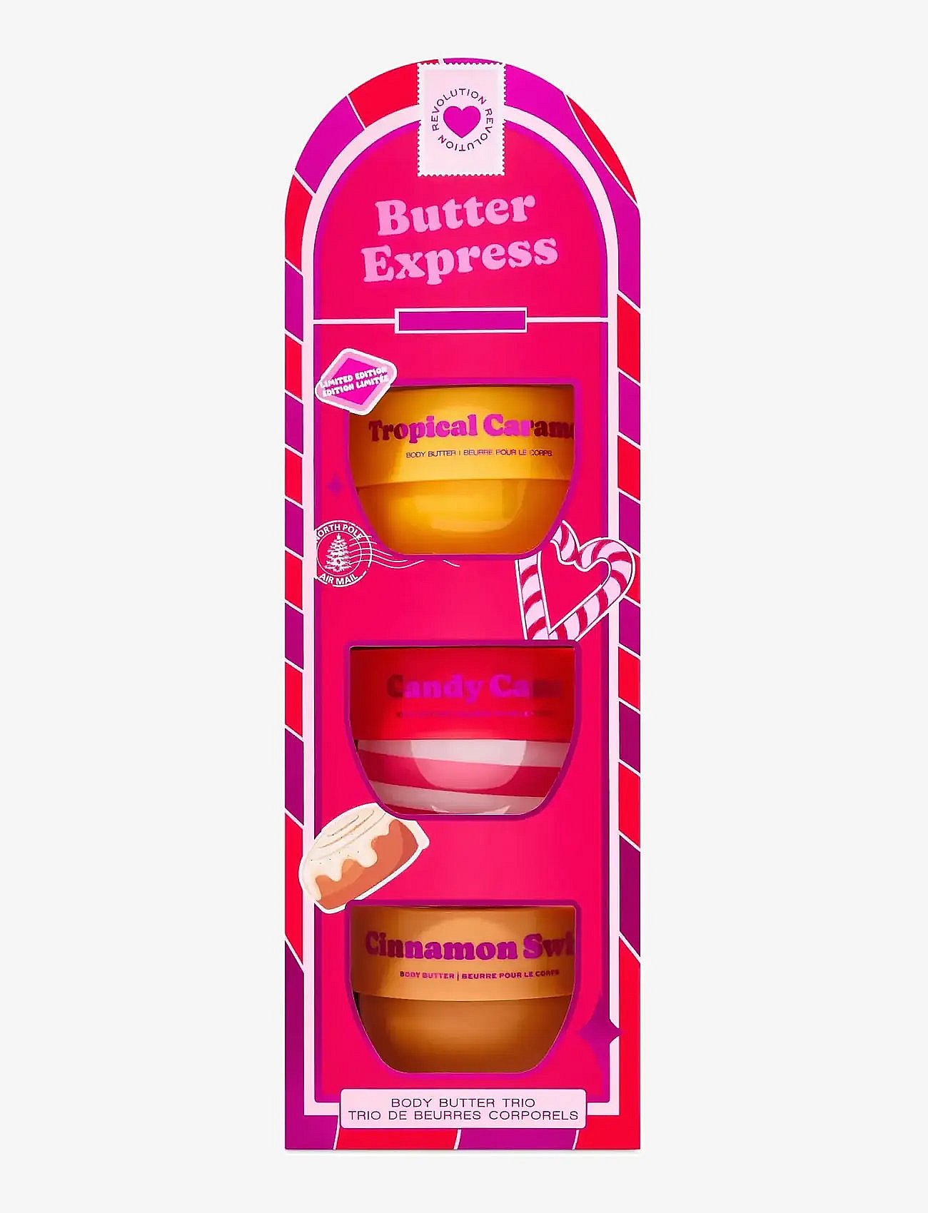 Revolution Beauty London I Heart Revolution Butter Express Body Butter Trio - Multi/patterned - ONE SIZE