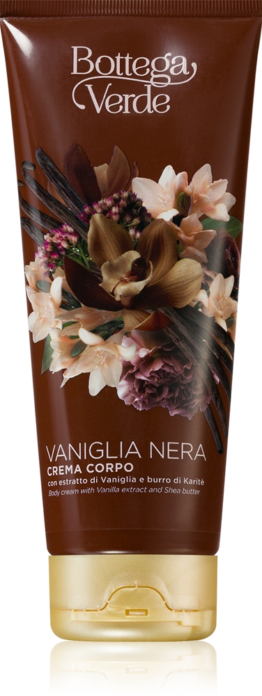 Bottega Verde Black Vanilla Mjuk kroppskräm Med sheasmör 200 ml