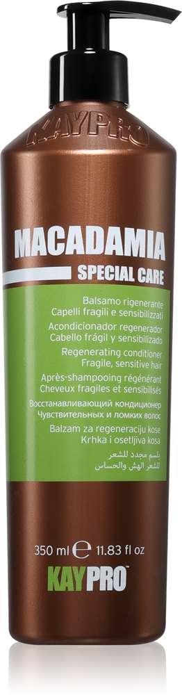 Kaypro Macadamia Regenerating Conditioner Balsam For bräckligt och stressat hår 350 ml