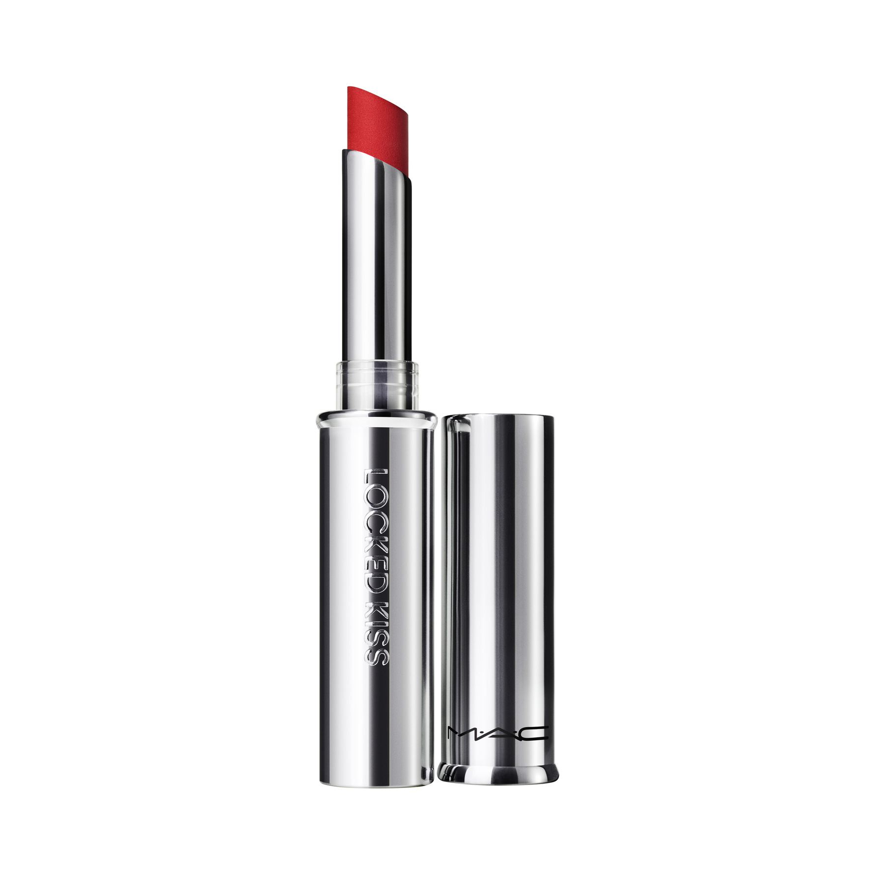 MAC Cosmetics Locked Kiss 24h Lipstick pitkäkestoinen mattapinnan antava huulipuna sävy Ruby True 1,8 g