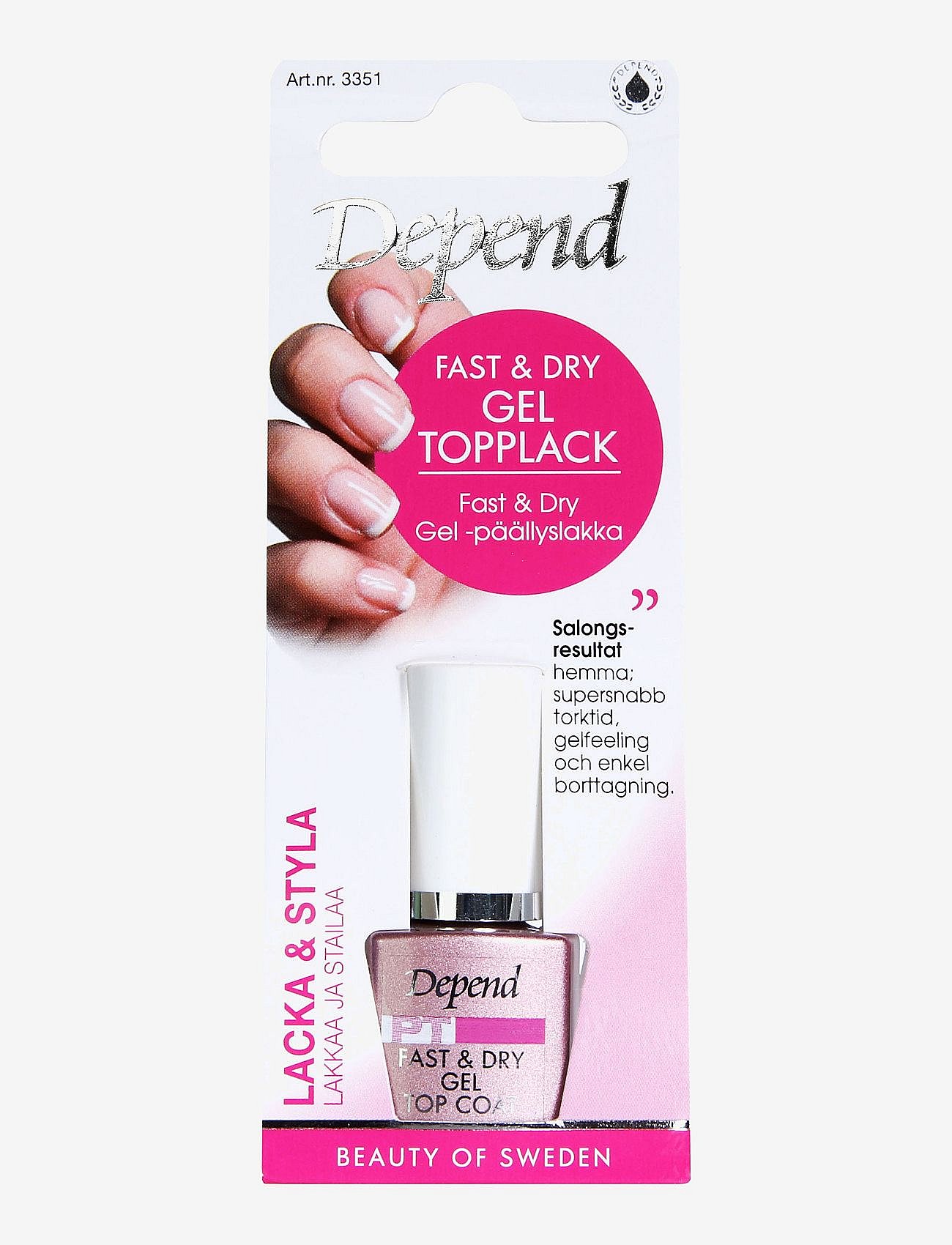 Depend Fast & Dry Gel Top Coat