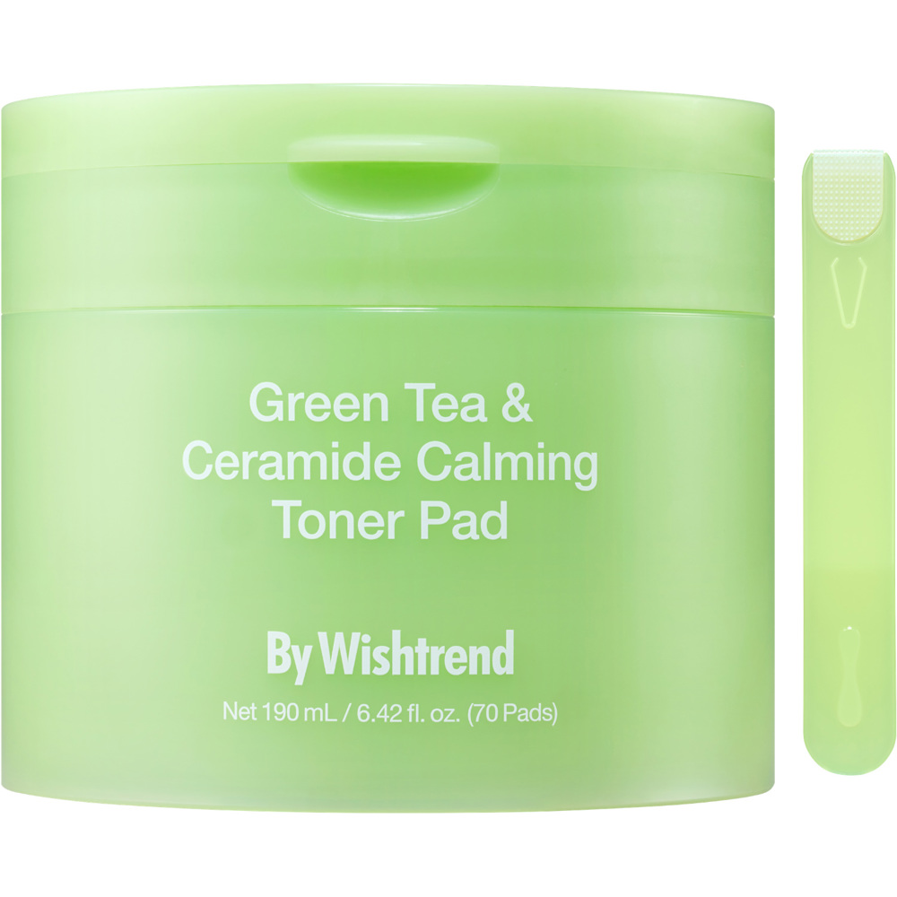 By Wishtrend Green Tea & Ceramide Calming Toner Pads 70 st