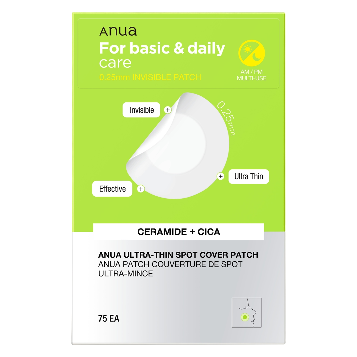 Anua Ultra Thin Spot Cover Patch 75pcs