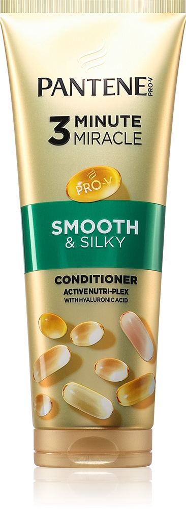 Pantene 3 Minute Miracle Smooth&Silky syväravitseva 3 minuutin hoitoaine vaurioituneille hiuksille 220 ml