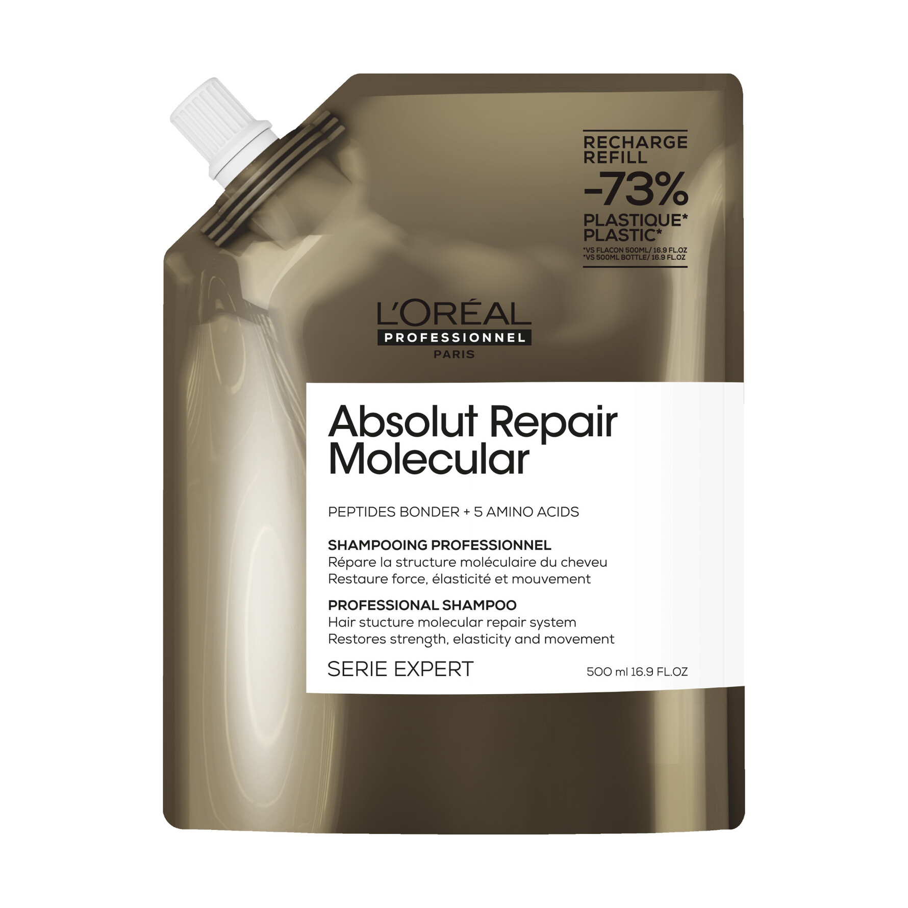 L’Oréal Professionnel Serie Expert Absolut Repair Molecular Stärkande schampo för skadat hår 500 ml