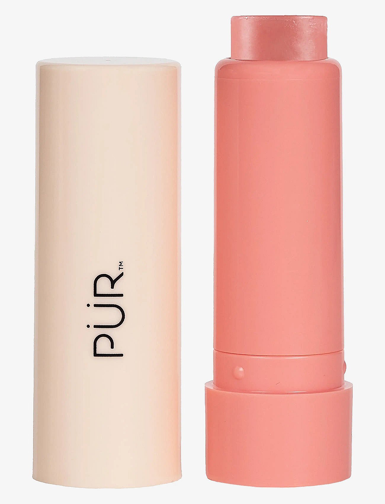 PÜR Silky Tint Creamy Multitasking Stick with Peptides Coral Cosmo