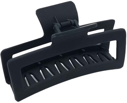 By Lyko Rectangular Rubber Claw XL Black