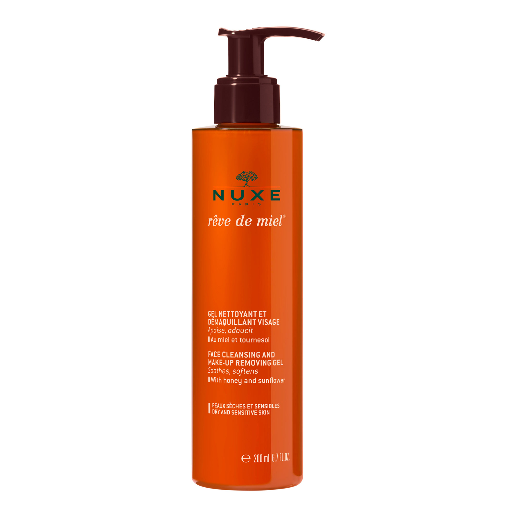 Nuxe Rêve De Miel Face Cleansing And Makeup Removing Gel 200 ml