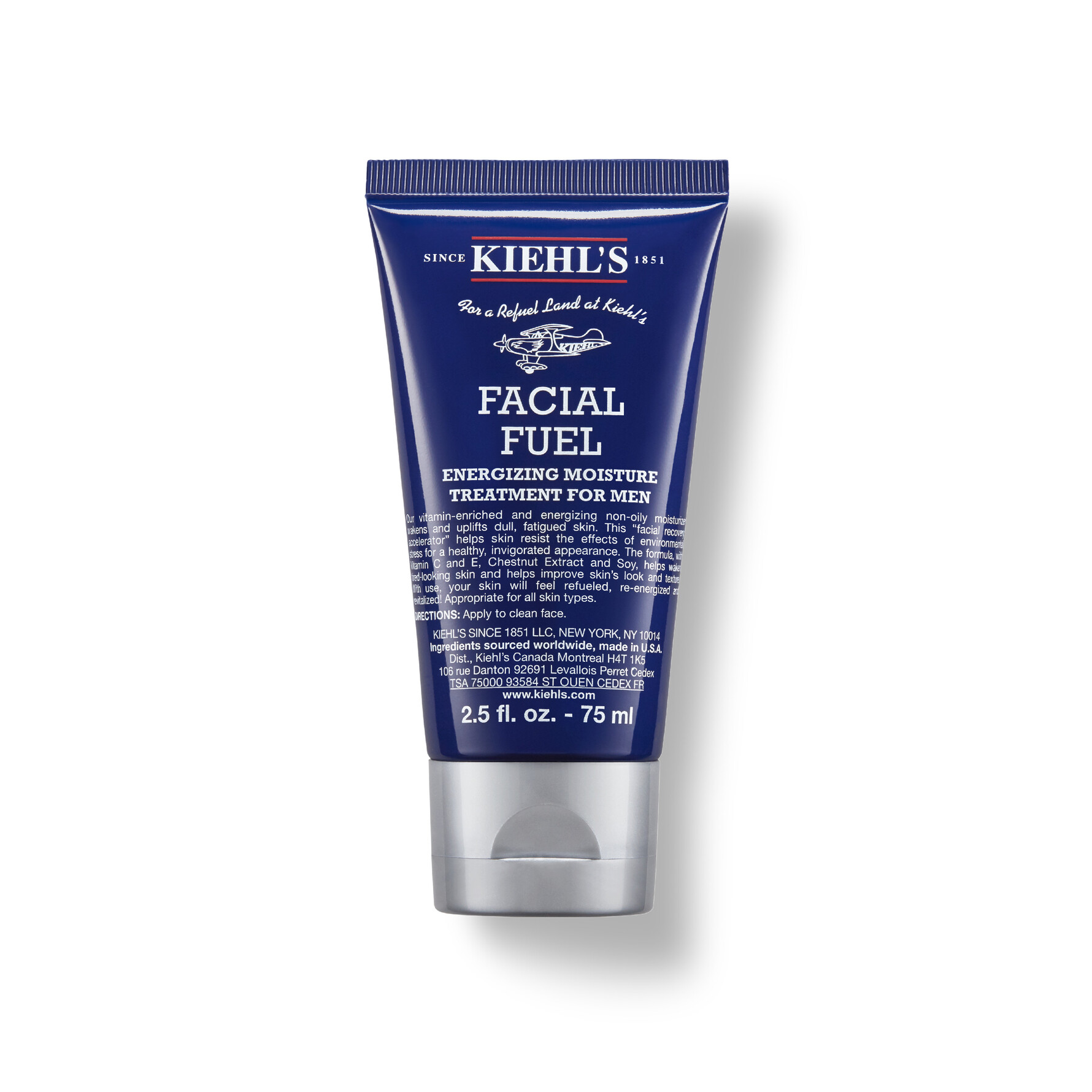 Kiehl's Facial Fuel Energizing Moisture Treatment Fuktgivande dagkräm med vitamin C för män 75 ml