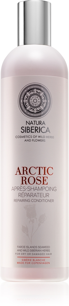 Natura Siberica Copenhagen Arctic Rose elvyttävä hoitoaine kuiville ja vaurioituneille hiuksille 400 ml