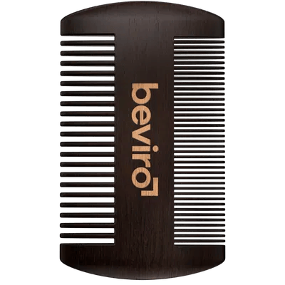 Beviro Beard Comb Pearwood