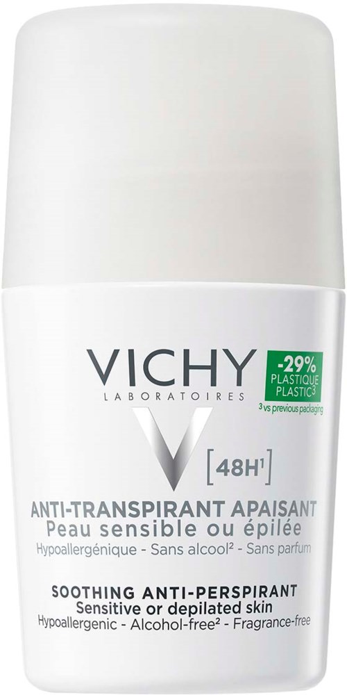 Vichy antiperspirant deodorant 48h oparfymerad roll-on 50 ml