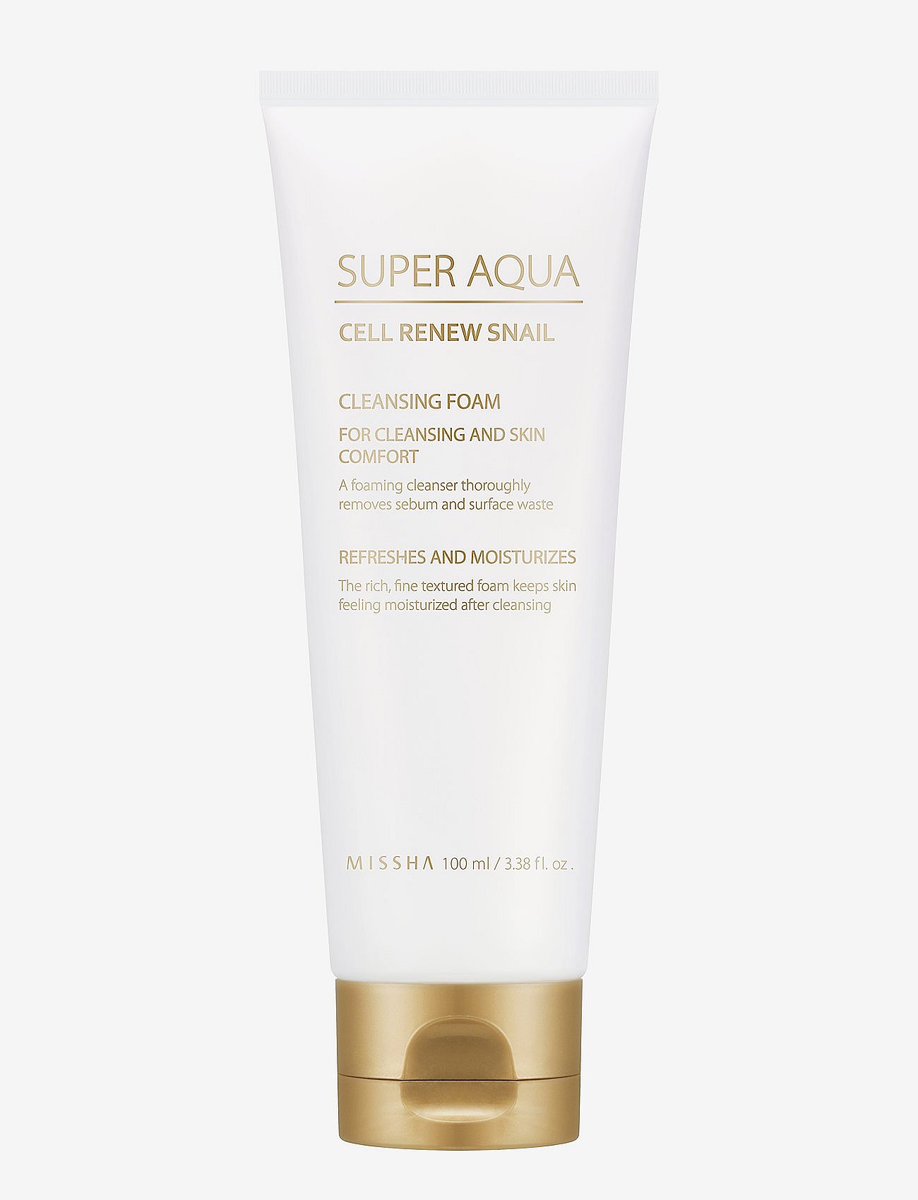 Missha Super Aqua Cell Renew Snail Rengöringsskum med snigelextrakt 100 ml