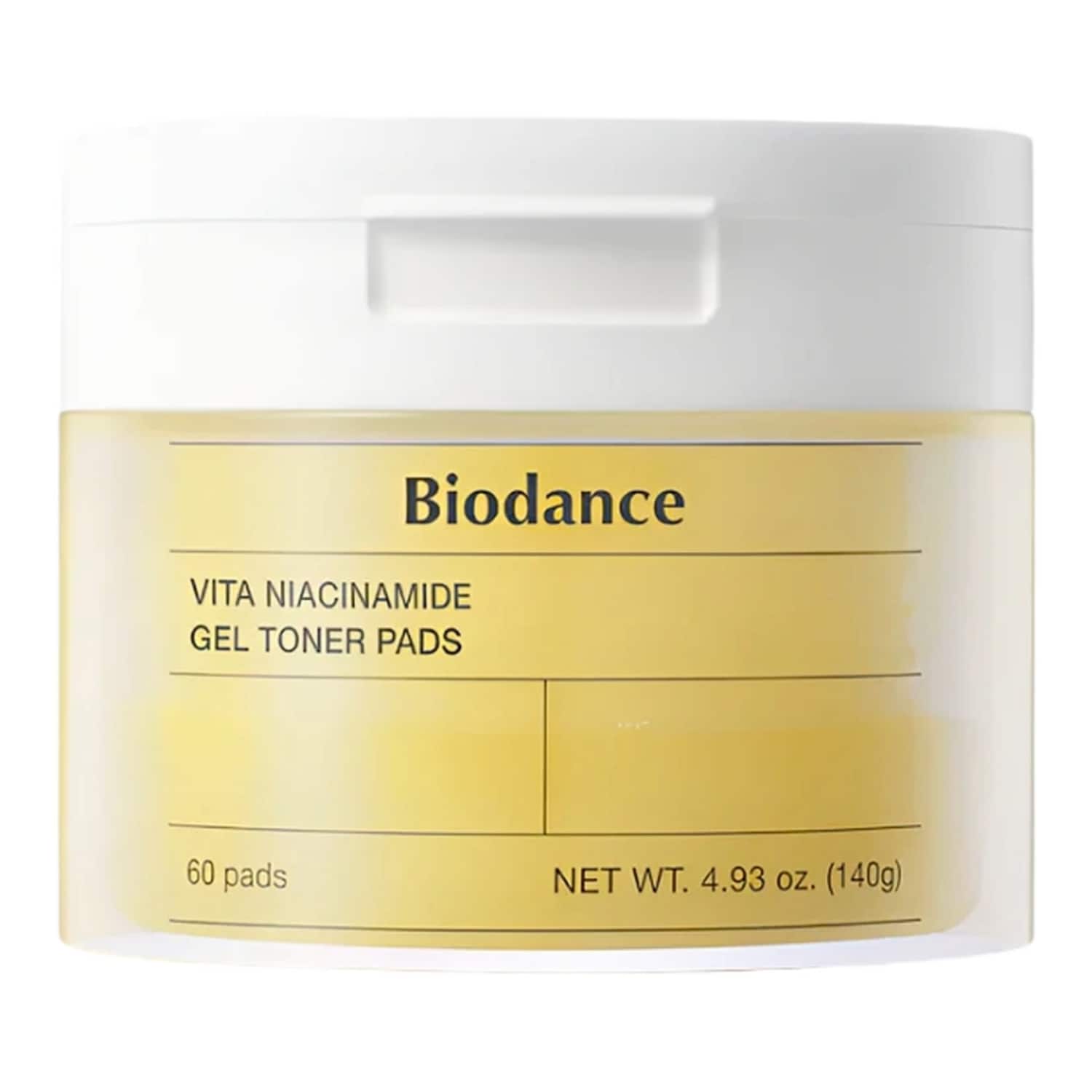 BIODANCE Vita Niacinamide Gel Toner Pads 60pcs