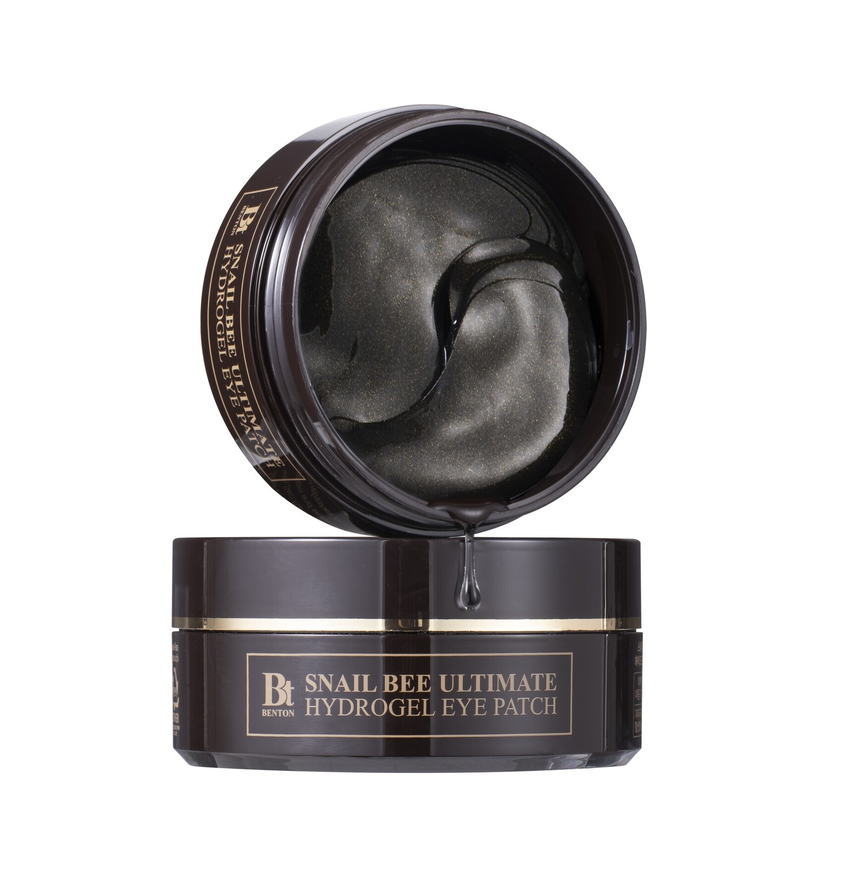 Benton Snail Bee Hydrogel ögonmask för att behandla svullnad och mörka ringar 60 st.