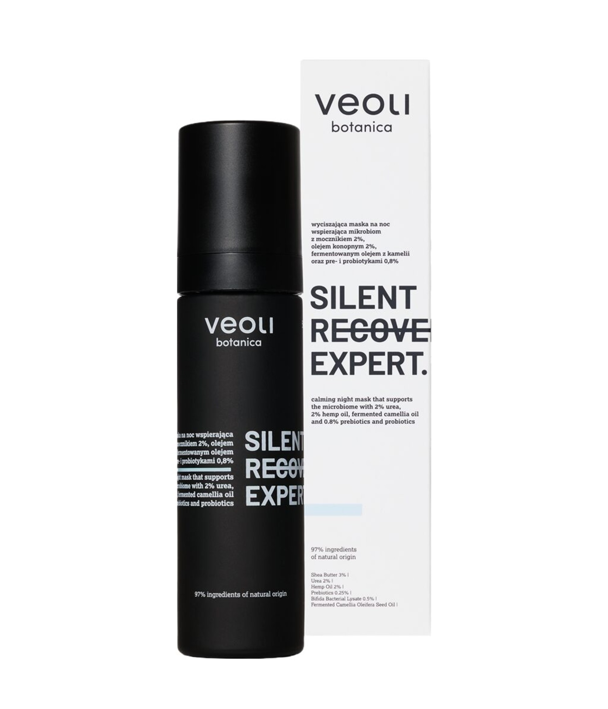 Veoli Botanica SILENT RECOVERY EXPERT Calming night mask Kasvonaamio