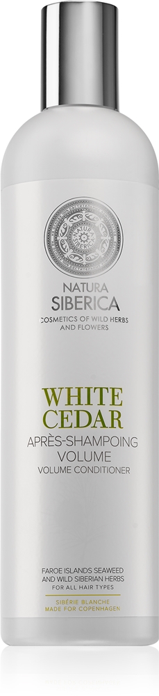Natura Siberica Copenhagen White Cedar volyymihoitoaine kaikille hiustyypeille 400 ml
