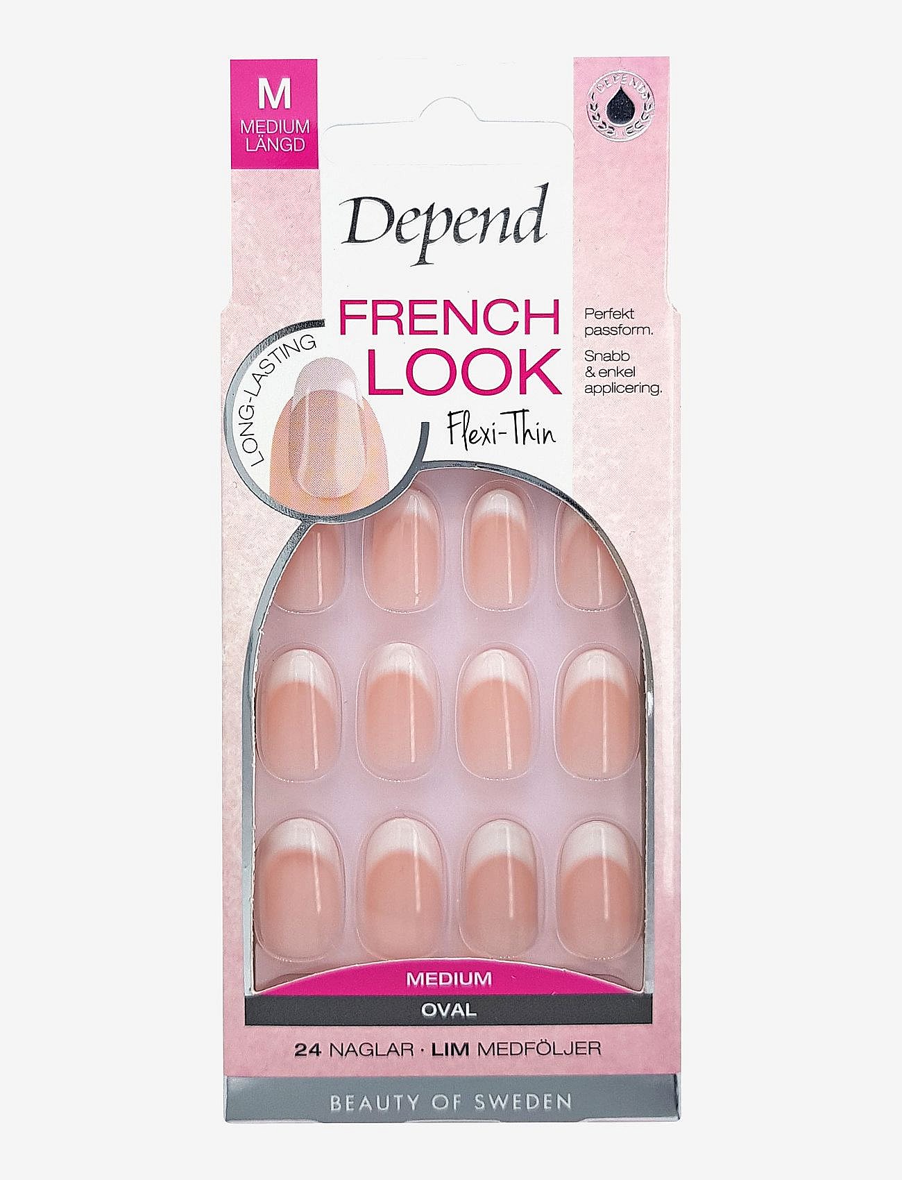 Depend French Look Pink Oval 24pcs