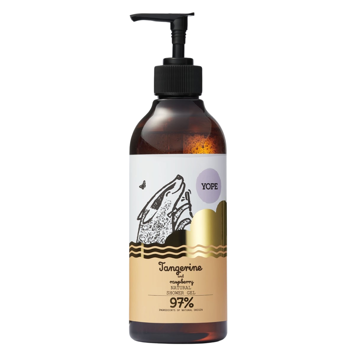 YOPE Yope Shower Gel Tangerine And Raspberry Pao 400Ml - Nude - 400 ml