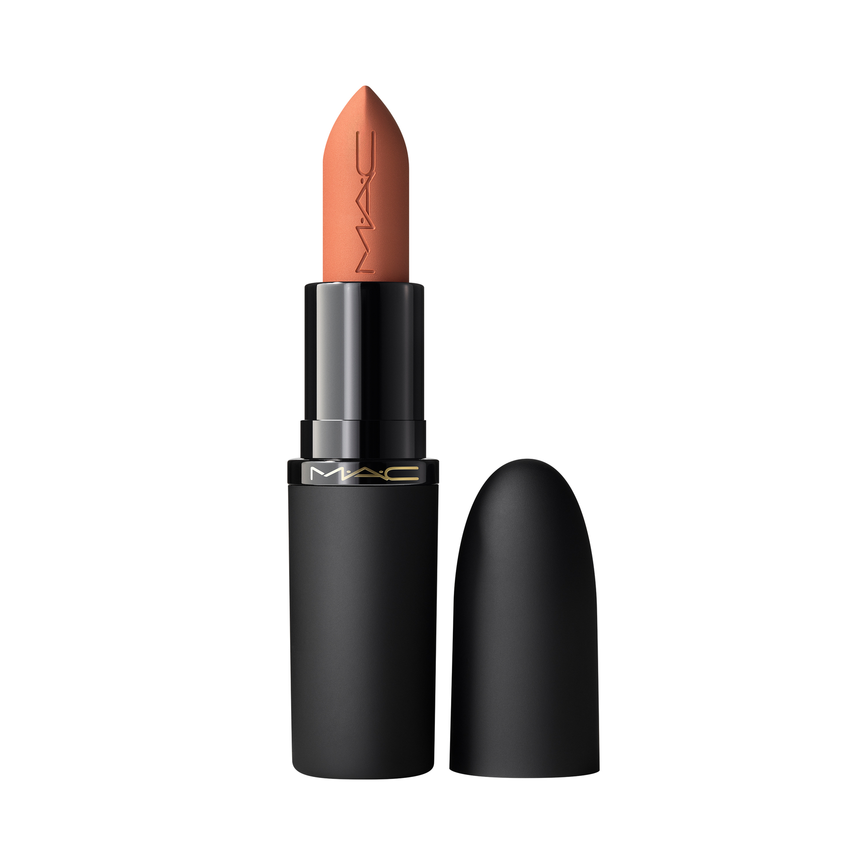 MAC Cosmetics Powder Kiss Hazy Matte mattahuulipuna sävy Ready To Mingle 3.5 g
