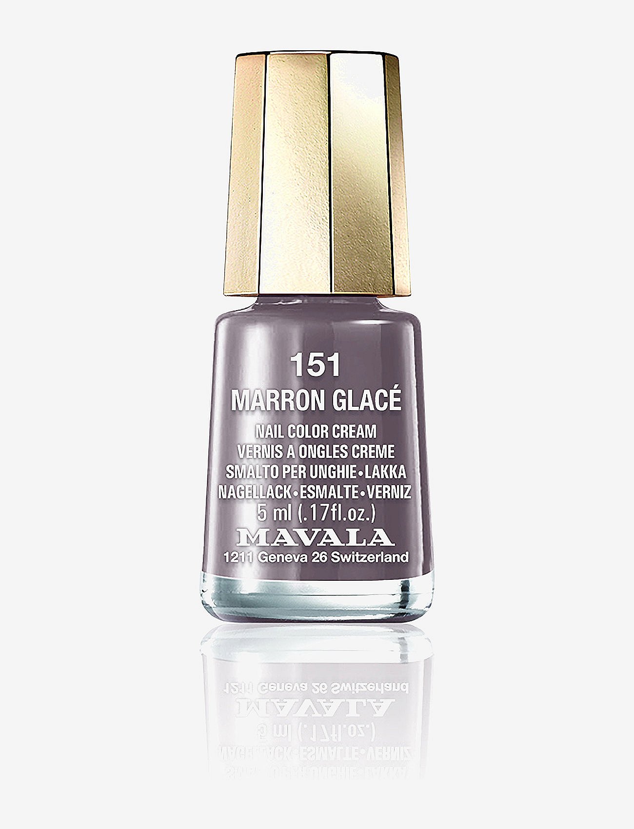 Mini Nail Polish 151 Marron Glacé