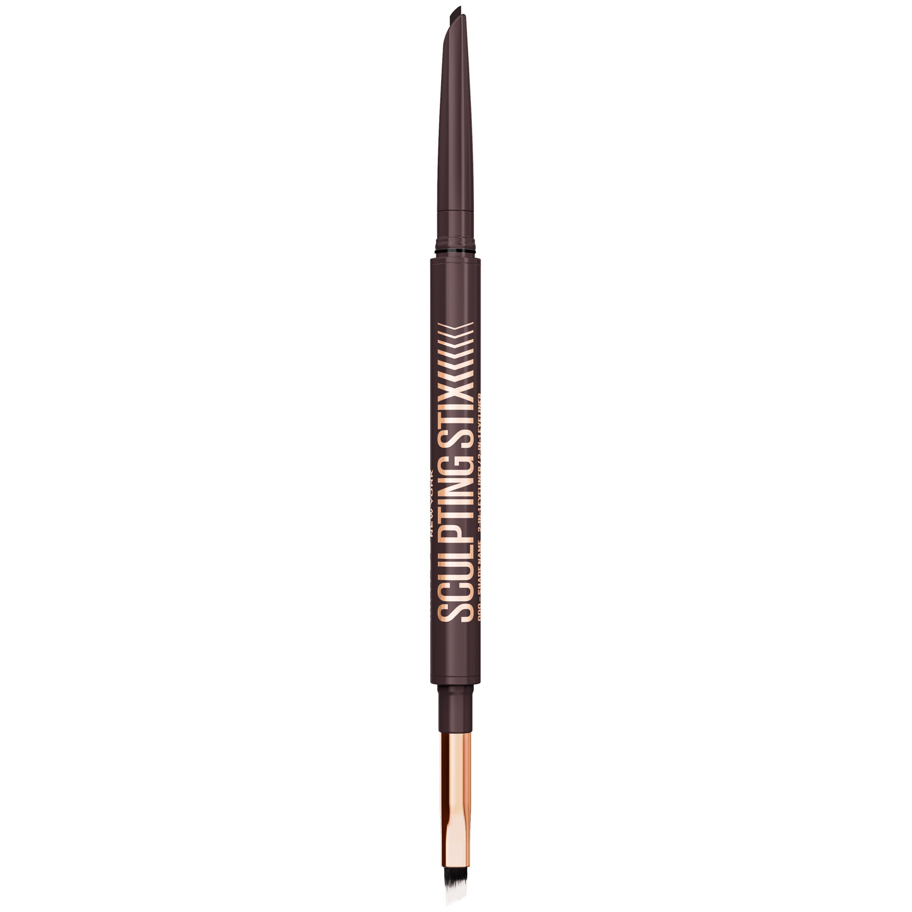 MAYBELLINE NEW YORK Sculpting Stix Automatisk eyeliner med borste Skugga 15 Smooth Espresso 1 st.