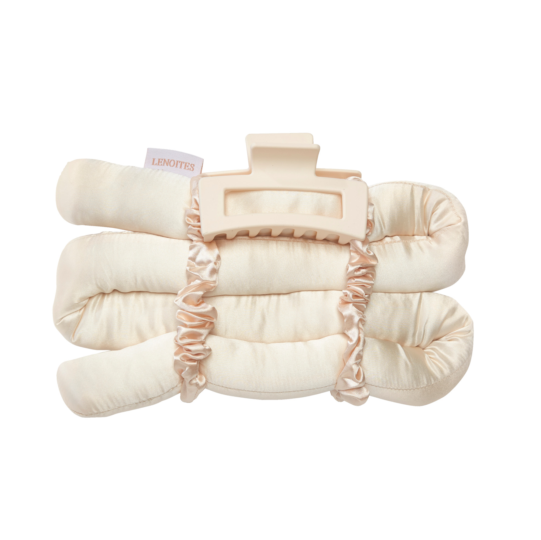 Lenoites Heatless Curls in Mulberry Silk Medium Golden Sand