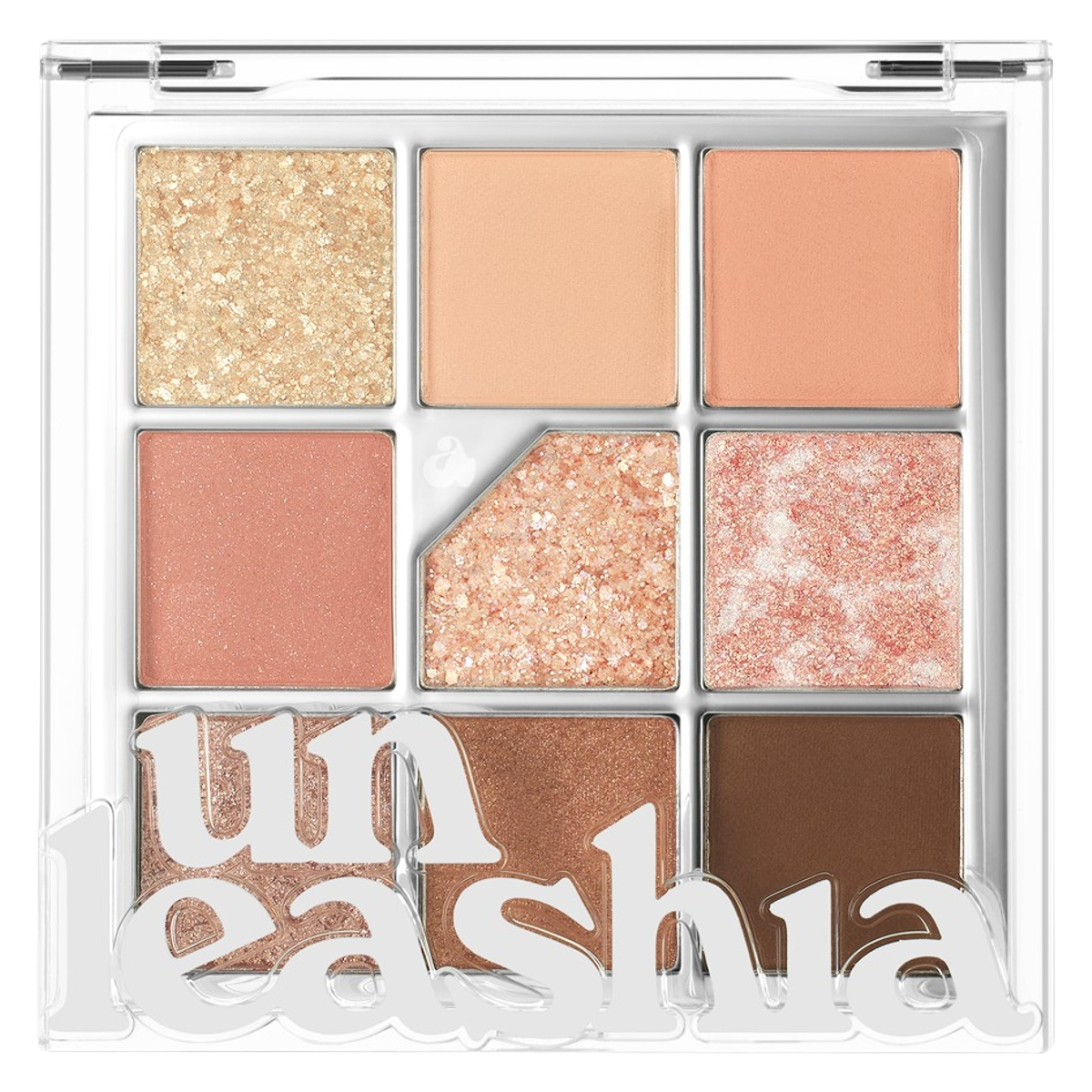 Unleashia Glitterpedia Eye Palette Palett för ögonskugga Skugga No.3 All of Coral Pink 6.2 g