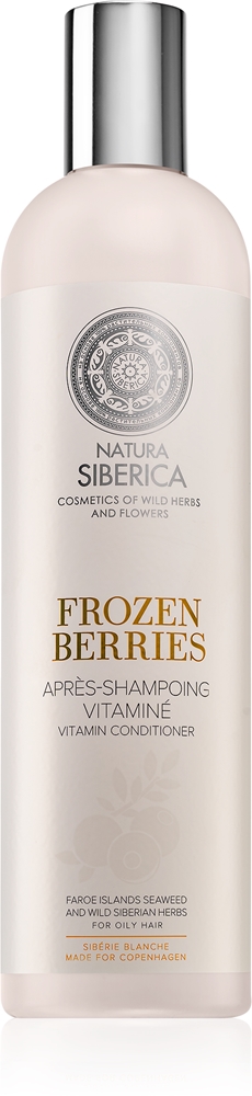 Natura Siberica Copenhagen Frozen Berries vitamiinihoitoaine rasvoittuville hiuksille 400 ml