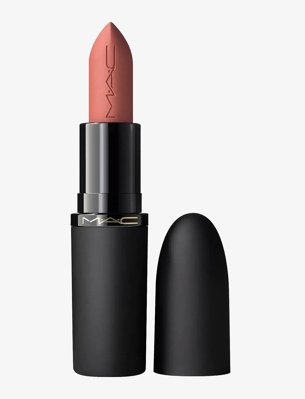 MAC Cosmetics Powder Kiss Hazy Matte mattahuulipuna sävy Teddy 3.5 g