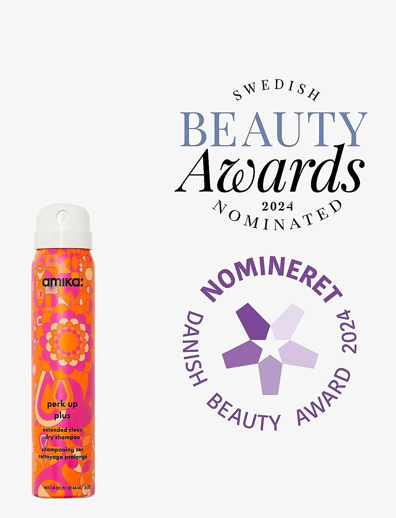 amika Perk Up Plus Extended Clean Dry Shampoo (94 ml)
