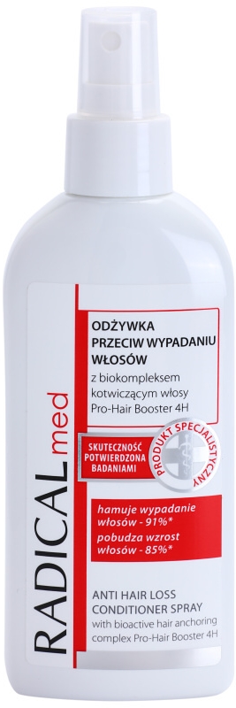 Ideepharm Radical Med Anti Hair Loss hoitoainesuihke hiustenlähtöön 200 ml